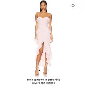 Lovers + Friends - Melissa Gown / Baby Pink / Size S